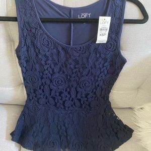 NWT loft lace top